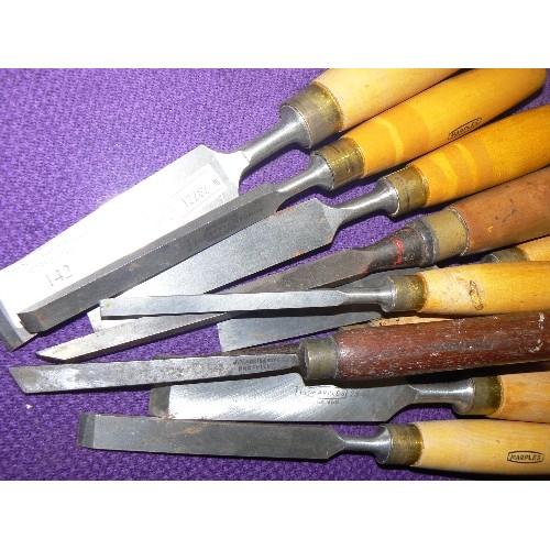 SET OF MARPLES LATHE CHISELS. GOOD QUALITY.