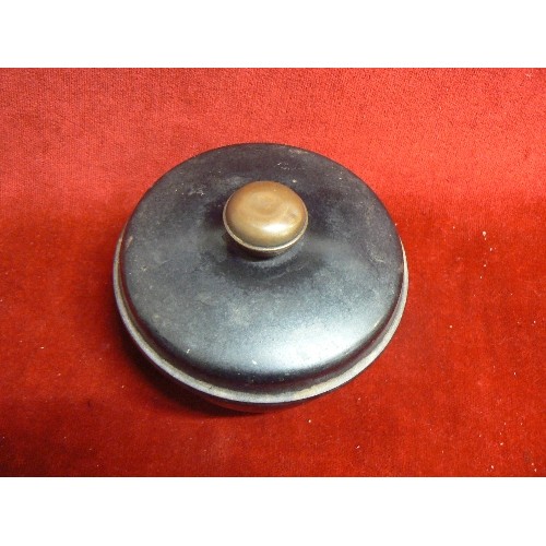 57 - A VERY VINTAGE BAKELITE LIDDED POT