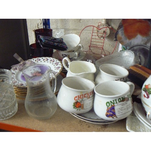 466B - LARGE SELECTION OF SOUP BOWLS, TEALIGHT HOLDERS, MUGS, PLATES, TRAYS