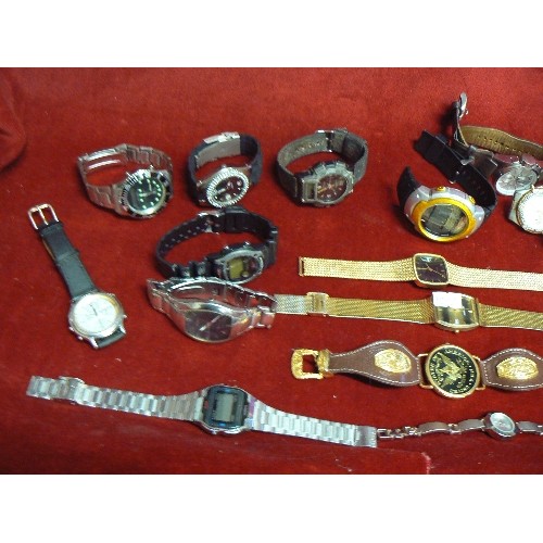 71 - WRISTWATCHES. QUANTITY OF MIXED, INC ROTARY, SEKONDA ETC.