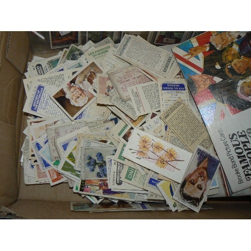 145 - CIGARETTE CARDS, AND BROOKE BOND TEA CARDS, ALBUMS & LOOSE.