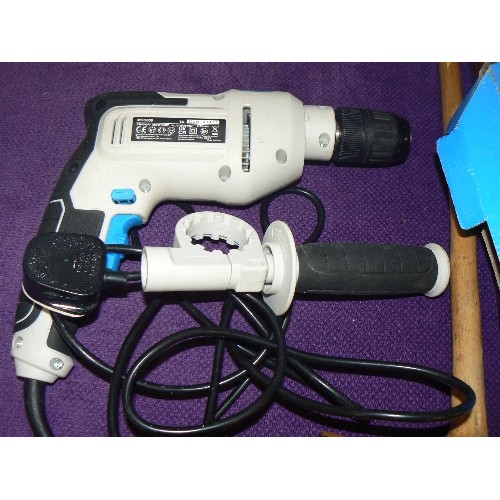 94 - ROTARY DRILL & HAMMER DRILL 2-IN-1. MAC-ALLISTER MHD600. 600W. WITH BOX.