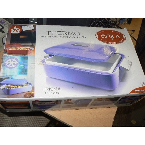 165 - THERMO-SERVER WITH OVENPROOF DISH. WITH BOX.