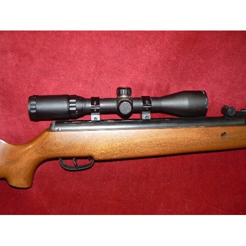 80 - SMK 19.22 AIR RIFLE. BREAK-BARREL AGS 3 X 9 X 40 SCOPE.