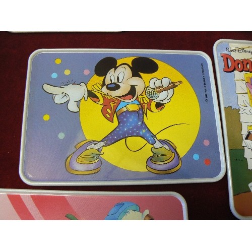 65 - 9 X 1980'S DISNEY METAL POSTCARDS.