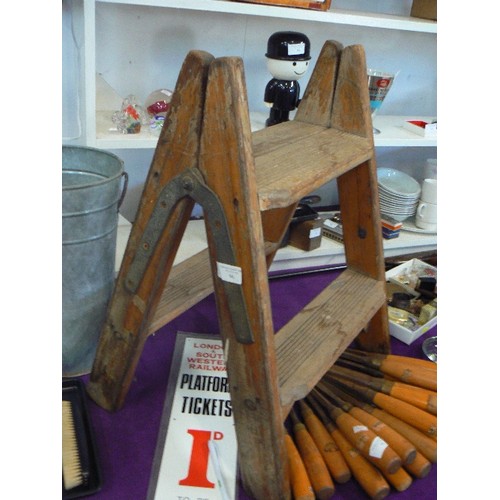 96 - LOVELY VINTAGE '2-STEP' LADDER.