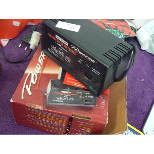 133 - 1 AMP[ BATTERY CHARGER 6/12V BY POWERBAT.