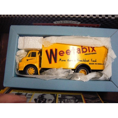 238 - 4 X BOXED DIE-CAST VEHICLES, INC CORGI WEETABIX BEDFORD S ADVERT VAN, JAGUAR XJS ETC ETC