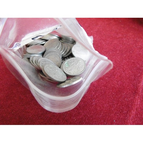 23 - LARGE COLLECTION OF PRE DECIMAL 6 PENNY COINS