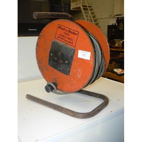 442 - BLACK & DECKER CABLE REEL