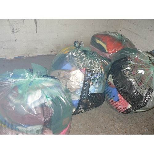 456 - SEVERAL BAGS OF MIXED CLOTHES - LADIES AND CHILDS