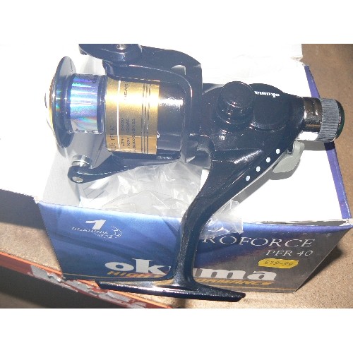 477 - OKUMA PRO FORCE PRF40 FISHING REEL  NEW AND BOXED