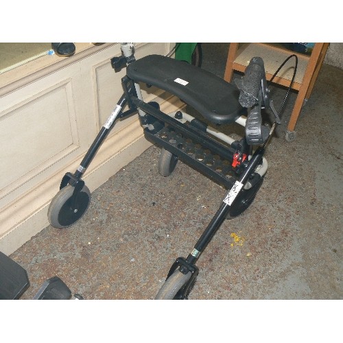 486 - MOBILITY WALKER WITH BRAKES AND SEAT