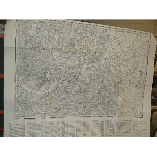 484 - KINGS AND QUEEN FAMILY TREE POSTER - VERY INTERESTING PIECE PLUS MAP RUTLAND,