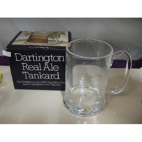 70 - DARTINGTON REAL ALE TANKARD WITH BOX, UNUSED