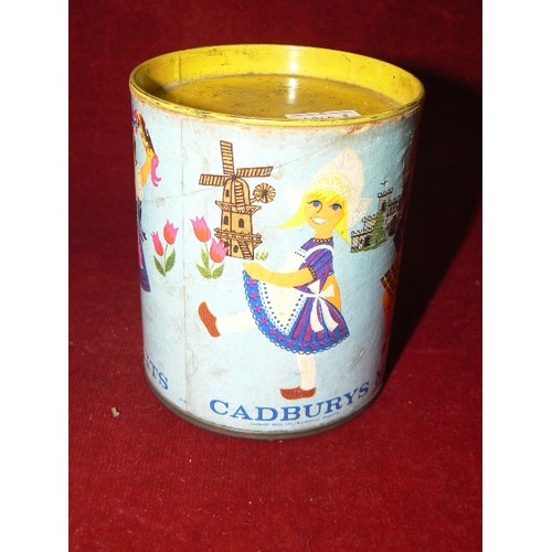 85 - VINTAGE CADBURY MILK CHOCOLATE FINGER BISCUIT TIN