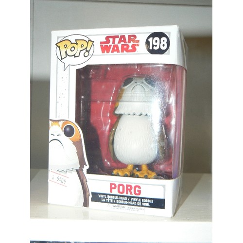 90 - FUNKO POP STAR WARS PORG FIGURE BOXED