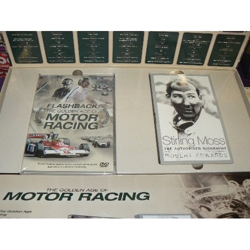 153 - GOLDEN AGE OF MOTOR RACING DVD AND BOOK BOXSET