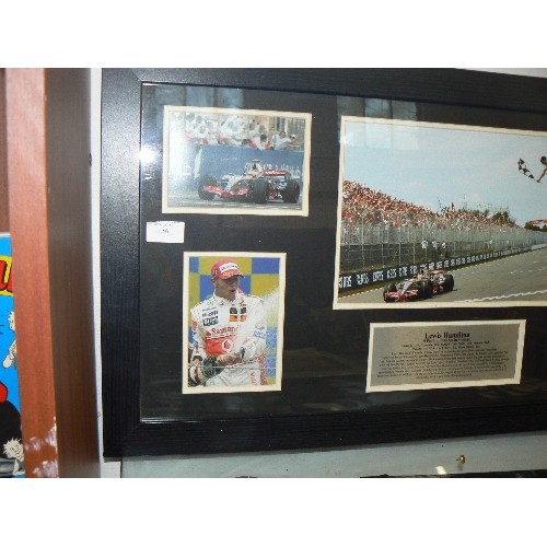 156 - LEWIS HAMILTON 9 POSITION FINISHES IN 9 RACES PHOTO DISPLAY