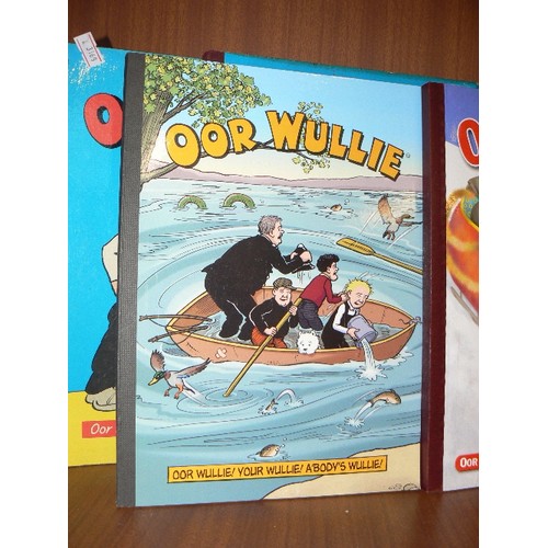 161 - COLLECTION OF 'OOR WULLIE' RETRO BOOKS