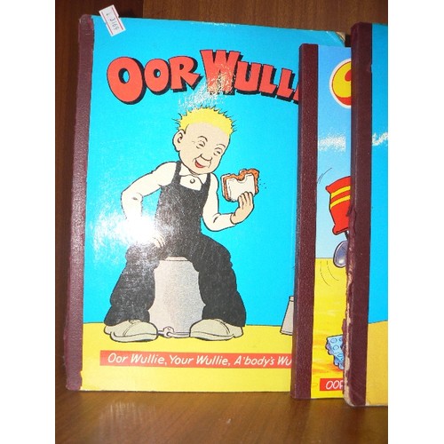 161 - COLLECTION OF 'OOR WULLIE' RETRO BOOKS