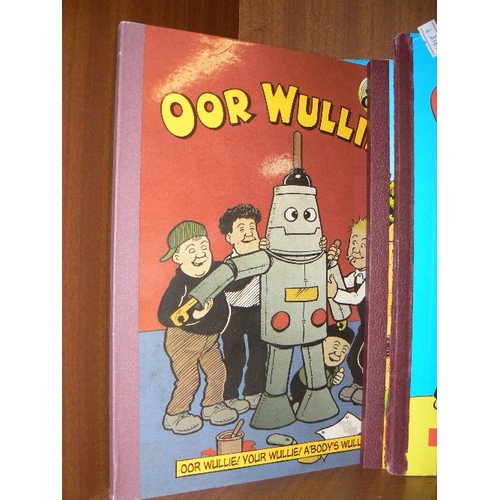 161 - COLLECTION OF 'OOR WULLIE' RETRO BOOKS