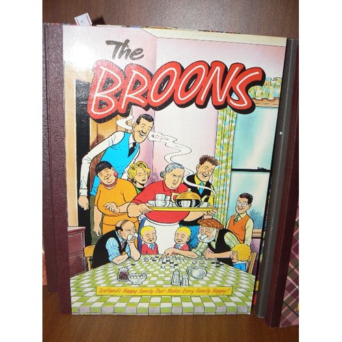 162 - COLLECTION OF 'THE BROONS' VINTAGE BOOKS