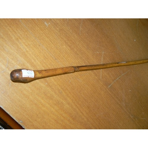 168 - VINTAGE CANE RIDING CROP HANDLE