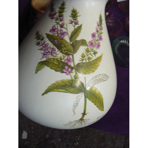 187 - POOLE COUNTRY LANE VASE PLUS CALEDON JUG