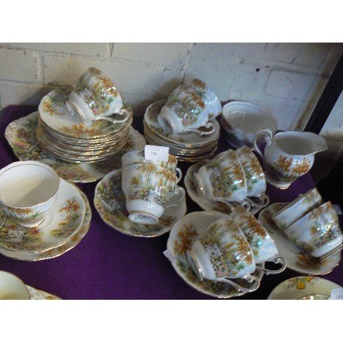 190 - ROYAL STANDARD THE OLD MILL STREAM CHINA TEASET