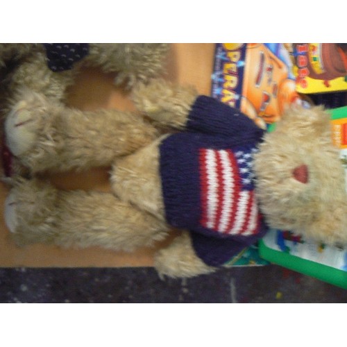 196 - COLLECTION OF TEDDY BEARS INCLUDING TY AND BOYDS