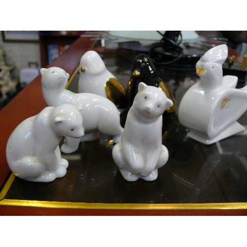 257 - COLLECTION OF CERAMIC ANIMAL FIGURES