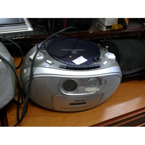 260 - PHILIPS CD RADIO CASSETTE RECORDER PLUS ONE OTHER