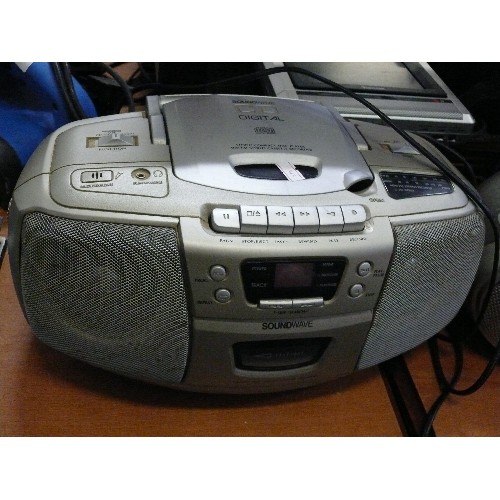 260 - PHILIPS CD RADIO CASSETTE RECORDER PLUS ONE OTHER