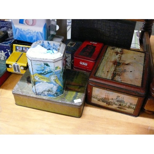 273 - LARGE COLLECTION OF VINTAGE ADVERTISING TINS