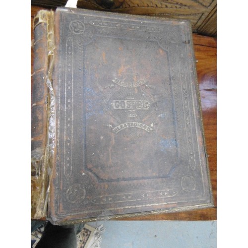 273 - Bibles including Victorian Brown's Self Interpreting Family Bible pub by N Berry & Co Southport (Fam... 