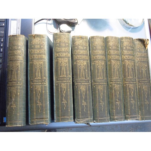 266 - 8 Volumes of The Children's Encyclopaedia, edited by Arthur Mee, published by The Educational Book C... 