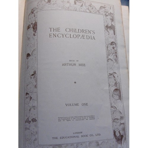 266 - 8 Volumes of The Children's Encyclopaedia, edited by Arthur Mee, published by The Educational Book C... 