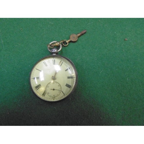 30 - A Victorian silver cased pocket watch by Beringer Brothers Belfast, the case by Wm Thomas Bullock, C... 