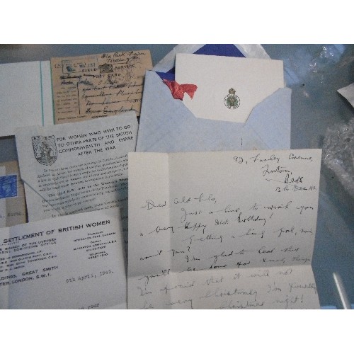 276 - Collection of mostly WW2 ephemera from a member of the Womens Land Army. Includes letters to and fro... 