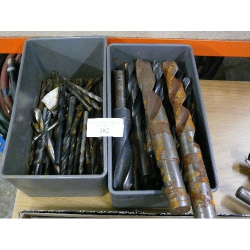 382 - LARGE SELECTION OF HSS DRILL BITS