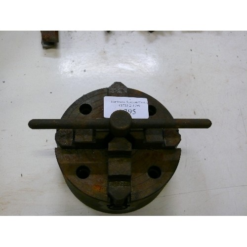 395 - SMALL LATHE CHUCK 4 JAW