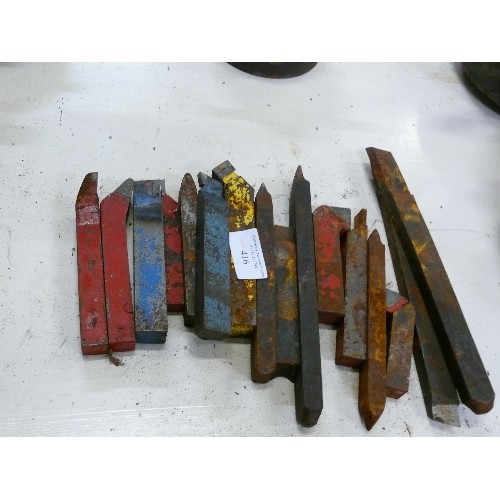 416 - 15 TONGSTON TIPPED LATHE TOOLS
