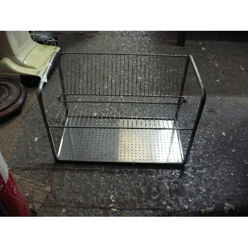 177 - 2 METAL KITCHEN RACKS