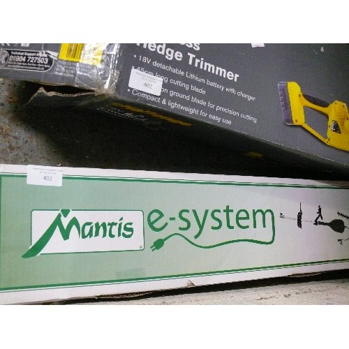 401 - MANTIS E-SYSTEM ONLY CHAINSAW PART