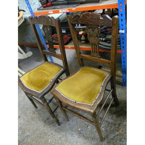 505 - PAIR OF VINTAGE CHAIRS