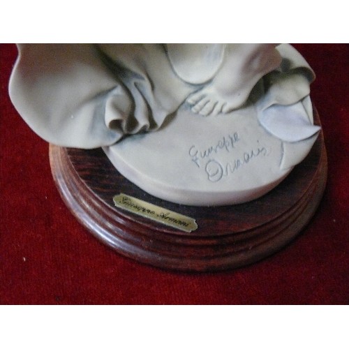 143 - LOVELY CAPODIMONTE ITALIAN LADY FIGURINE 'FLORENCE' SIGNED GIUSEPPE ARMANI.