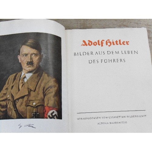 317 - Original Adolf Hitler Third Reich Cigarette photographic card album 