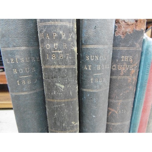 280A - Nine 19th Century illustrated Books including :-
A Collection of Hymns by John Wesley 1877 (This edi... 