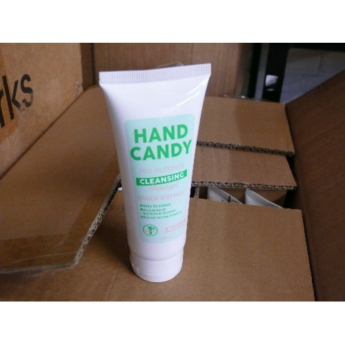 178 - TWO BOXES (2 X 48, 96 IN TOTAL) BOTTLES OF HAND CANDY CLEANSING HAND GEL.